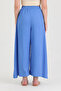 Slit Shalwar Trousers with Tie Detail - 6