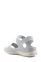 166963.Z5Fx Gray Women's Flat Sandals - 3