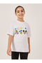 Mickey and Friends Character Print Oversized T-Shirt - 2