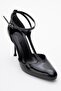 Jon Black Patent Leather Women's Thin Heeled Shoes - 3