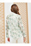Floral Print Oversized Spread Collar Shirt - 4