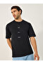 Graphic Print Round Neck Oversized T-Shirt - 4