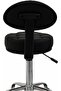 Salon Bar Stool Adjustable Height Rolling Massage Chair 360 Swivel Backrest - 2