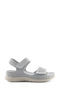166963.Z5Fx Gray Women's Flat Sandals