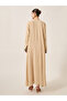 Embroidered Patch Work Pleated A-Line Jalabyia - 5