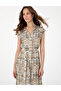 Beige Regular Fit Woven Dress 50306975-Vr011 - 2