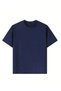 Girls-Boys 4 Pack Navy-Green-Yellow-White Plain Crew Neck T-Shirts - 3