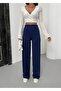 Women's High Waist Lycra Striped Palazzo Pants - 2
