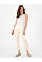 Ecru Extra Slim Fit Knitted Blouse 50301485-Vr019 - 4
