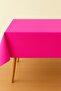 Luna Series Velvet Textured Table Cloth - Fuchsia - 4