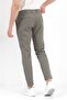 Men's Khaki Slim Fit Stretch Fabric Cotton Chino Trousers - 4200 - 4