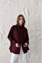 Claret Red Oversize Shirt - 5310 - 6