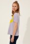Women's Lilac Crew Neck T-Shirt - 3