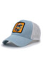Duck2 Model Replaceable Emblem Mesh Hat Blue White