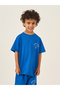 Slogan Print Short Sleeve T-Shirt and Shorts Set - 2