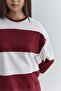 Thick Folded Premium Sweathirt Claret Red - 6
