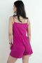 Women's V-Neck Rope Strap Jumpsuit with Shorts/Shorts,Women's V-Neck Rope Strap Jumpsuit - 4