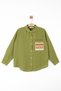 Girl's Lace Detailed Soft Textured Shirt