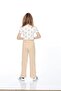Heart and Line Fabric Girl's Suit Orange - 3