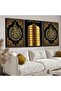 3 Piece Canvas 50 X 70 cm Ayetel Lectern Painting - 2
