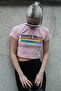 Powder Printed Crop T-Shirt Mg1535 - 2