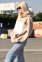 Beige Color Blocked Raised Sweatshirt Mg1544 - 4