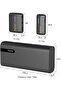 iRay DW40 4-Channel Wireless Lavalier Microphone - Quad Transmitter, 48KHz/24 Bit, 656ft Range - 3