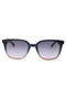 Geometric Navy Blue Bone Frame Gradient Glass Women's Sunglasses Llt01 - 4
