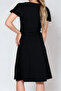 Women S Wrap V-Neck Dress - Relaxed and Modern Fit / Different Color Options - 4