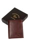 Men's Genuine Leather Wallet and Card Holder - Brown - 3