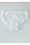 Organic Classic Girls' 3-Piece Panties White - 4