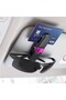 2-Piece Glasses, Card, and Money Holder Attached to the Car Sun Visor