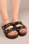 Artemis Mini Accessory Slippers Black - 5
