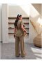 Belted Linen Suit with Front Pocket - 5