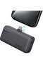 20W PD, 5,000mAh, Portable Power Bank with Built-in foldable USB-C Port, Grey.