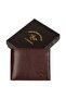 Men's Genuine Leather Wallet and Card Holder Brown - 4