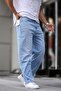 Blue Men's Washable Baggy Jean 7216 - 2