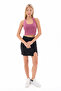 Women's Dusty Rose Viscose Lycra Underwear Does Not Show Crop through the Neck - 3