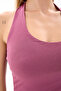 Women's Dusty Rose Viscose Lycra Underwear Does Not Show Crop through the Neck - 4
