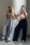 Women's Baggy Wide Leg Large Size Baggy Cut Loose Sweatpants Oversize Elastic Legs