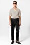 Apaş collar striped knitted men's t-shirt - 2
