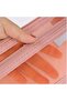 Transparent Mesh Double Layer Pencil Case,Office Supplies Organizer,Makeup Bag,Pen Holder - 2