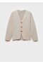 Thin Knitwear Jacket with Gem Buttons - 3