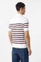 Polo Neck Striped Men's Knitwear T-Shirt - 5