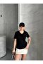 Basic T-Shirt V yaka - 2