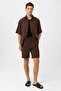 Men's linen blend shorts - 2