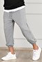 Gray Oversize Short Leg Men's Tracksuit 4832 - 3