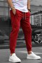 Claret Red Basic Men's Sweatpants - 2