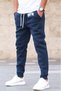 3 Thread Raised Navy Blue Men's Tracksuit 5427 - 2