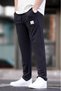 Men's Black Basic Sweatpants 6536 - 2